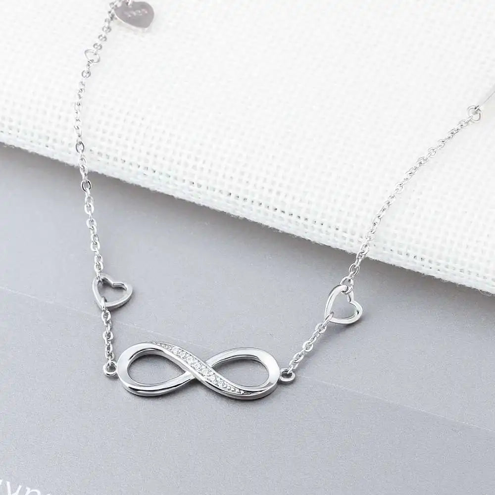 Sterling Silver Bracelets for Women Infinity Bracelet