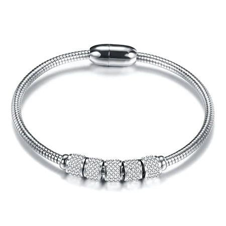 Fashion Woman Bracelet and Bangles With Magnetic Clasp