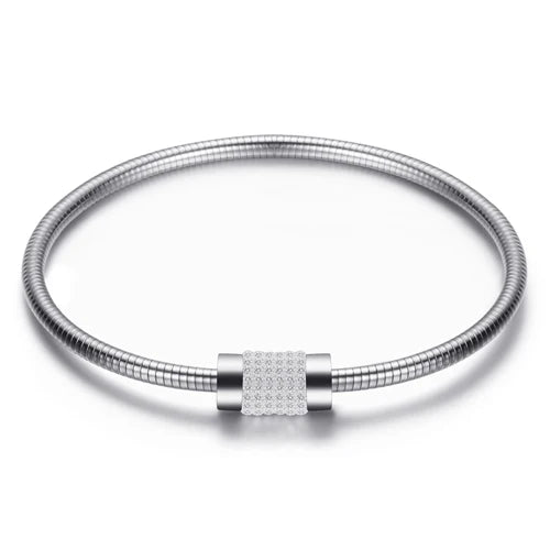 Fashion Woman Bracelet and Bangles With Magnetic Clasp