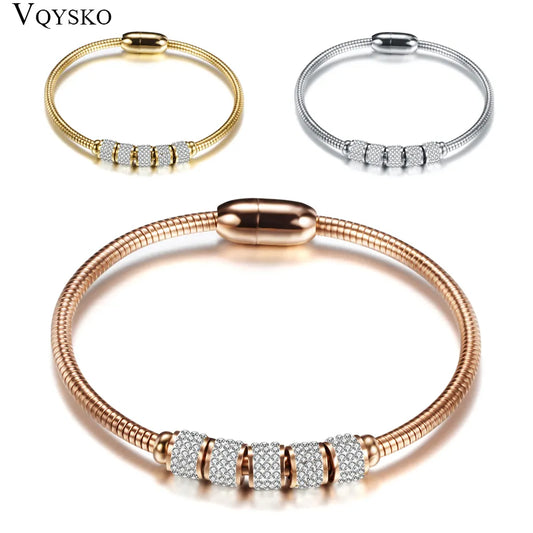 Fashion Woman Bracelet and Bangles With Magnetic Clasp