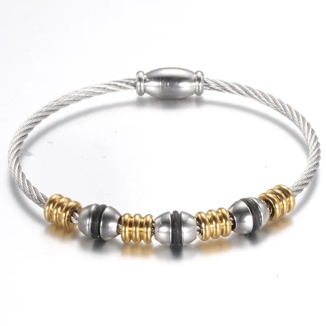 Fashion Woman Bracelet and Bangles With Magnetic Clasp